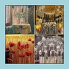 Décoration de fête 2 Pack Po Booth Toile de fond Feuille métallique Rideau Tinsel Bachelorette Fond pour mariage anniversaire bébé Sho Yydhhome Dhyqu