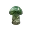 Mini Mushroom Craft Ornament Party Favor Natural Crystal Stone Christmas Gift Home Flower Pot Decoration