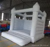 Commercial macaron light blue pastel bounce house mini jumping inflatable bouncy castle for rental