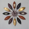 Wandklokken Art Vintage Clock Iron Modern Design Watch 3d Noordse wandklok Reloj de Pared Room Decoration cadeau