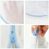 Waszakken 3D Anti-deformatie BHA TAG Vouwbare opvouwbare Drawstring Mesh Huishoud Kleding Ondergoed Sokken Zorgaccessoires