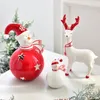 Christmas Decorations Merry Nordic Year Home Ceramic Ornaments Year's 220921