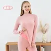 Women's Thermal Underwear thermal underwear women thickened plus velvet tight-fitting bottoming shirt student half-high collar autumn winter tops 220922