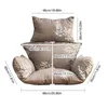 Almohada Gruesa Impermeable Extraíble Lavable Silla Columpio Respaldo Sin S Hamaca Sin Sillas Colgantes Soporte Almohadillas Eg N3p4