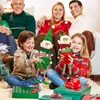 Décorations de Noël Poupée Elfe de Noël Rouge Vert Peluche Jambe Poupée Arbre de Noël Pendentifs Suspendus pour la Fête de l'Année Enfants Cadeau Jouets Noël Navidad Décor 220921