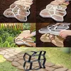 Other Garden Buildings Walk Pavement Mold DIY Manually Paving Cement Brick Stone Road Concrete Molds Path Maker Reusable 220921