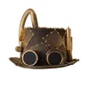 Party levererar steampunk hatt lolita kvinnor män vintage retro punk unisex skyddsglasögon fedora halloween cosplay hattar