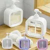 Storage Bottles 300ML Household Soap Dispenser Shampoo Hand Sanitizer Laundry Press-type Gel Shower Liquid Sub-bottling Bathroom Bottle Z8Q1