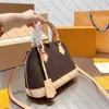 Alma BB Torby na ramię Luksusowe torebki od projektantów Kobiety Shell Bag Z paskiem na ramię z zamkiem na klucz