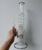 16 inch helder glazen water bong waterpijpen recht type vrouwelijk 18 mm olie dab rigs shisha met perc rookpijpen
