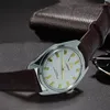 손목 시계 36mm 클래식 레트로 상하이 Jiefang Manual Mechanical Watch 방수 스테인리스 스틸 남성 럭셔리 남성 Reloj para Hombre