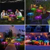 Solar LED Jellyfish light Lawn Lamp Outdoor Waterproof Landscape Light For YardPathwayGardenHoliday Decor Atmosphere Decoration3092246