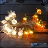 Party Decoration Easter String Lights for Home Morot Fairy Light levererar Happy Kids GiftSpartypartyparty Drop Delive BDESPORTS DH9JV