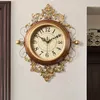 Relógios de parede grandes relógios decorativos 3D Design de luxo incomum hall de ouro vintage OFERTAS CONVIO GRATIS