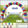 Party Decoration Balloon Arch Set Wedding Decorations Flower Födelsedag Hem Graduation Kids ADT Clover Foil Garden Ceremony DQ5 Bdebag DHL47