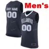 SJ NCAA College Villanova Wildcats Basketball Jersey 1 Bryan Antoine Jalen Brunson 10 Donte DiVincenzo Cole Swider personnalisé cousu