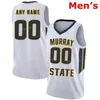 Sj NCAA College Murray State Racers Basketball Jersey 25 Thomas 32 Darnell Cowart 4 Noah Kamba 45 Jason Holliday 4 Brion Sanchious Custom