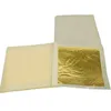 芸術と工芸品100シート9.33 x cm 99.99％純粋な本物の金色の葉箔シート
