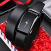 Belts Men Belt Genuine Leather Adjustable Automatic Buckle Business Casual Designer Cowskin Waistband Male High Quality