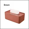 Tissue Boxes Napkins Holder Home Wet Storage Box Desktop Toilet Paper Case Napkin Dispenser Plastic Drop Delivery 2021 Ga Bdesports Dh0Gt