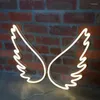 Night Lights Led Neon Sign Wing Game Cat Lovely Cute Light Decor Indoor Wall Hanging Girl Gift Birthday Home Room Bedroom Halloween