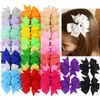 3 pollici Baby Bow Forcine Mini fiocchi a coda di rondine Fermagli per capelli bambini Ragazze Solid Hairclips Accessori per capelli per bambini 53 colori Barrettes M4198