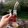 8.5 inch Colorful Glass Water Bong Hookahs Oil Dab Rigs Tube Shisha Smoking Pipes with Female 14mm Joint