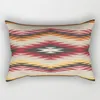 Pillow Case 30cm 50cm Triangle Stripe Retro Exotic Style Single-sided Printing Square Pillowcase Car Sofa Decoration Accessories