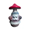 Creative Mushroom Party Halloween Decoration Outdoor Sculpture Resin Craft Ornament Home Desktop Decoration