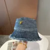 Designer emmer denim stoffen man vrouw honkbal caps beanie honkbal pet voor mannen dames casquette bruine heren vrouwen emmers hoed van hoge kwaliteit