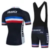 Велосипедные майки сбора команды France Cycling Jersey 9D Gel Set MTB Bicycle Clothing быстро сухая велосипедная одежда Ropa Ciclismo Men's Short Maillot Culotte 220922