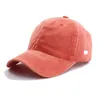 LL Açık Beyzbol Şapkaları Yoga Siperlikleri Retro Top Kapaklar Tuval Eğlence Moda güneş şapkası Spor Kap Strapback Şapka #33