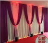 Party Decoration 2022 Lastest 10ft 20ft Luxury Wedding Backdrop Stage Curtain With Bling Shiny Swags And Drapes