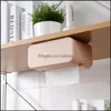 Tovaglioli per scatole di fazzoletti Nordic Wall Mounted Toilet Box Kitchen Der Paper Rack Tovagliolo Drop Delivery 2021 Home Garden Kitchen Di Bdebag Dhmww