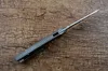TWOSUN D2 Stonewash Blade Pocket Knife Ceramic Ball Bearing Washer TC4 Titanium Handle Folding Outdoor Camping Hunting EDC TS194