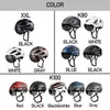 Fahrradhelme GUB MTB-Brille Fahrradhelm LED-Licht Integral geformter Rennradhelm 57-65 L- XXL Große Größe Sichere Erwachsene Männer Casco Ciclismo T220921