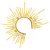Bandanas huvudband gudinnan huvudstycke h￥r kvinnor guld tiara tillbeh￶r spikedcostume grekisk b￥ge gotisk brud br￶llop spikesun stj￤rna smycken