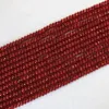 Beads -selling Red Natural Stone Carnelian Onyx Agat 2 4mm 5 8mm Beautiful Abacus Faceted Loose Diy Gift Jewelry B151