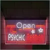 Party Decoration Psychic Reader Open Moon Star Room Home Decor Year Wall Wedding 2 Color Display LED Neon Sign SS286 Party Drop Bdebag Dhrtd