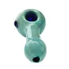 Glass handmade pipe length 114mm handicraft grass tobacco pipe portable heat-resistant pipes smoking accessories