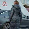 Mujeres S Tallas grandes Abrigos Abrigos Astrid Abrigo de invierno Mujeres Largo Cálido Parka Plaid Moda Chaqueta gruesa Tamaño con capucha Ropa femenina 9546 220922