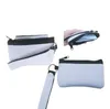 Сублимация пустые держатели кредитных карт Сумки для хранения теплопередачи печати неопреновой кошелек с сумочками кошельки для шерстир