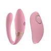 22SS Sex Toy Massager Toys for Women Vibrator Remote Control U Shape Dual Stimolazione Coppie Ultimate E4i4