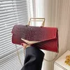 Evening Bags 2022 New Fashion Sequins Envelope Dinner Handheld Chain Strap Crossbody Texture Foreign Style Women s Small Square 220922