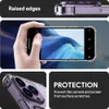 Pour iPhone étui arrière porte-carte fente mince mince anti-rayures souple Gel de silicone caoutchouc souple TPU antichoc protection transparente couverture iPhone 14 Pro Max/14 Plus/14 6.1