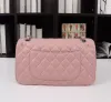 Borsa a mano di design Borsa a tracolla argento Borsa a catena Pochette con patta Borse di alta qualità Borse Portafoglio Borsa in velluto Doppie lettere Hasp Vita Strisce quadrate Donna Luxury Handba