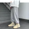 Calça masculina 2022 homem homem coreano Hip Hop Sortpants Casal calça preta 5xl Men Streetwear Solid Baggy Rankgers