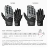 Cinco dedos Guantes de guantes Rockbros Guantes de ciclismo SBR 6 mm engrosado a prueba de choque Bike Bike Bike Mujeres Mujeres con el dedo completo Sport MTB 220921