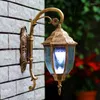 Retro applique da parete per esterni illuminazione notturna per esterni per Villa Garden Doorway Patio Vintage Portico lampada E27 impermeabile