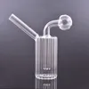 Pipe à eau portable pour fumer à la main, 4 pouces, mini recycleur, collecteur de cendres, bong pour plates-formes Dab, narguilé avec tuyau de brûleur à mazout OD 30MM, prix le moins cher